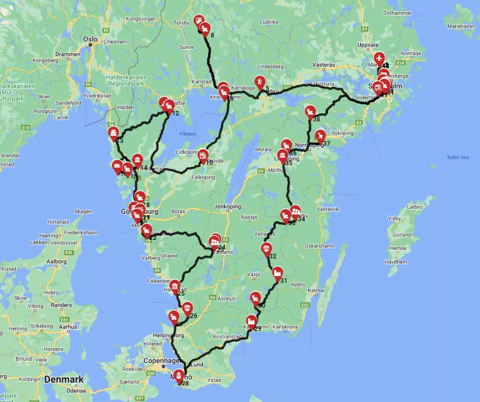 Stockholm Roundtrip - South